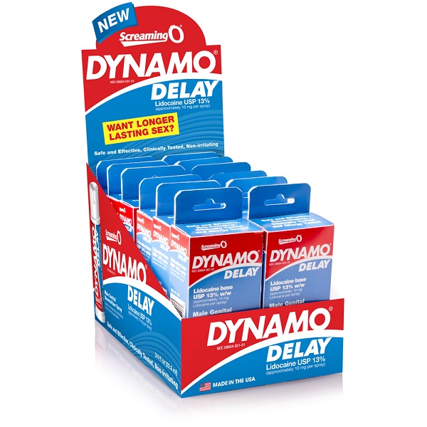 Dynamo Delay Spray 12Ct Display