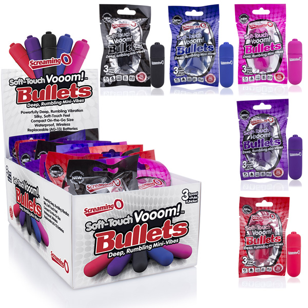 Soft Touch Vooom Bullet 20Ct Assorted Display