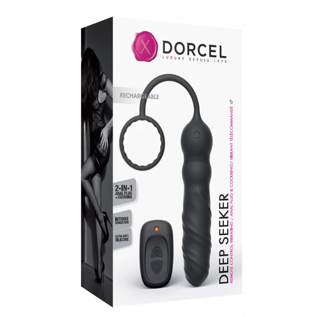 Dorcel Deep Seeker Vibrating Anal Plug With Remote Control