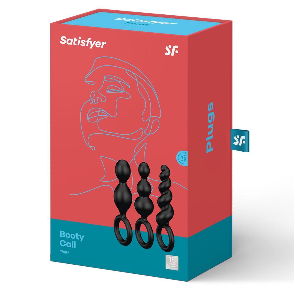 Satisfyer Booty Call (Set of 3) Black