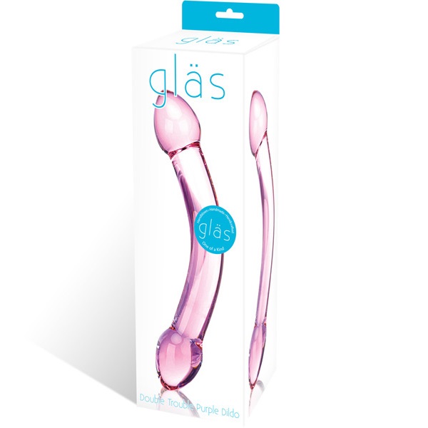 Double Trouble Purple Dildo
