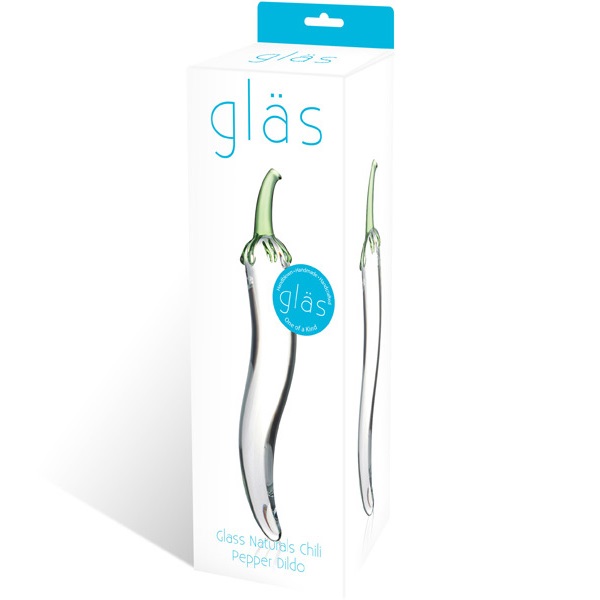 Glass Naturals Chili Pepper Dildo