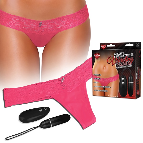 Wireless Remote Control Vibrating Panties M/L Pink