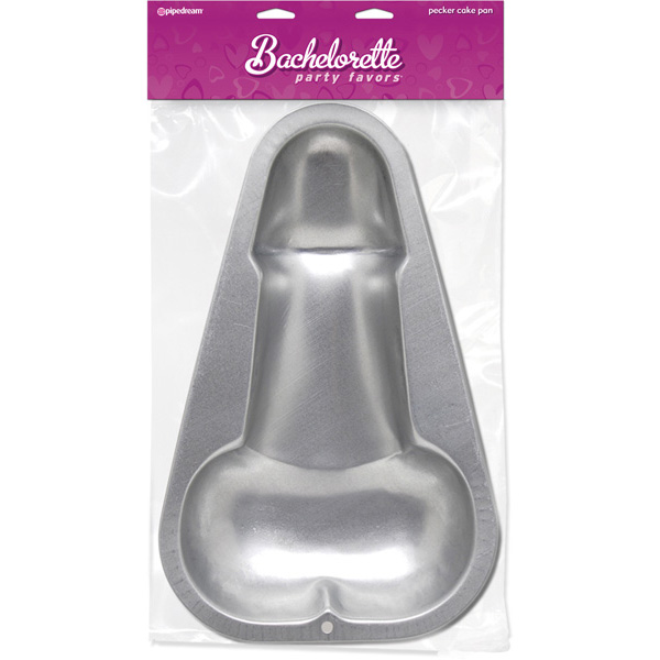 Bachelorette Party Favors Pecker Cake Pan (10" x 6")