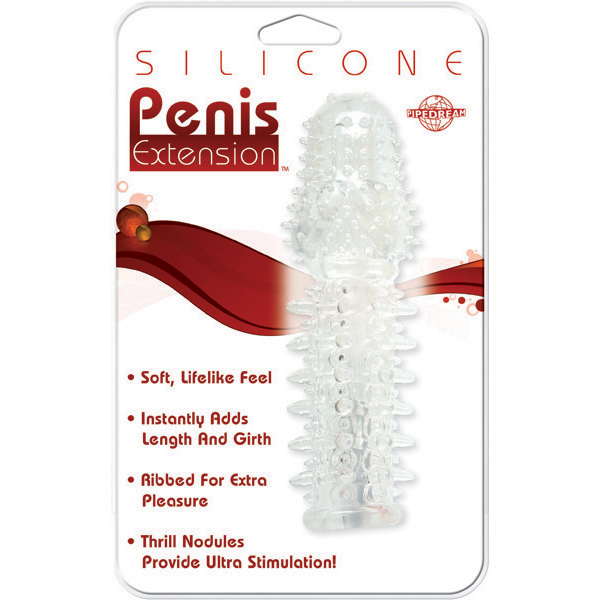 Silicone Penis Extension Clear