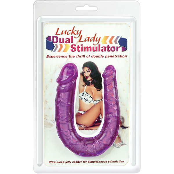 Lucky Lady Dual Stimulator Purple