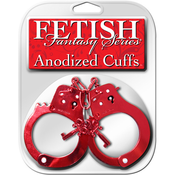 Fetish Fantasy Series Anodized Cuffs Red