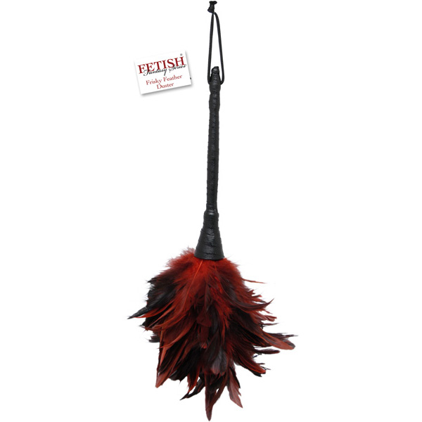 Fetish Fantasy Series Frisky Feather Duster Red Fetish Fantasy Series Frisky Feather Duster Red
