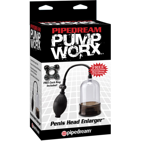 Pump Worx Penis Head Enlarger Black