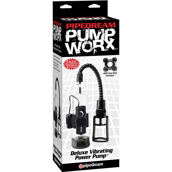 Pump Worx Deluxe Vibrating Power Pump Black