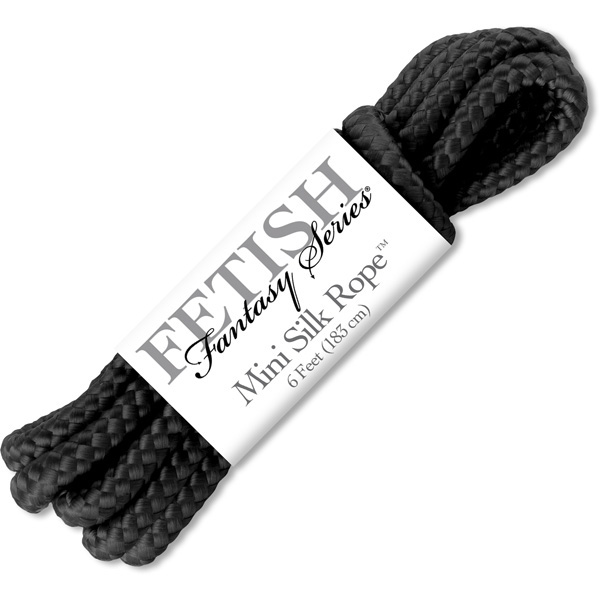 Fetish Fantasy Series Mini Silk Rope Black