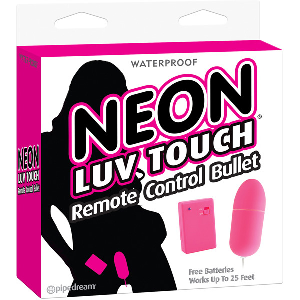 Neon Luv Touch Remote Control Bullet Pink