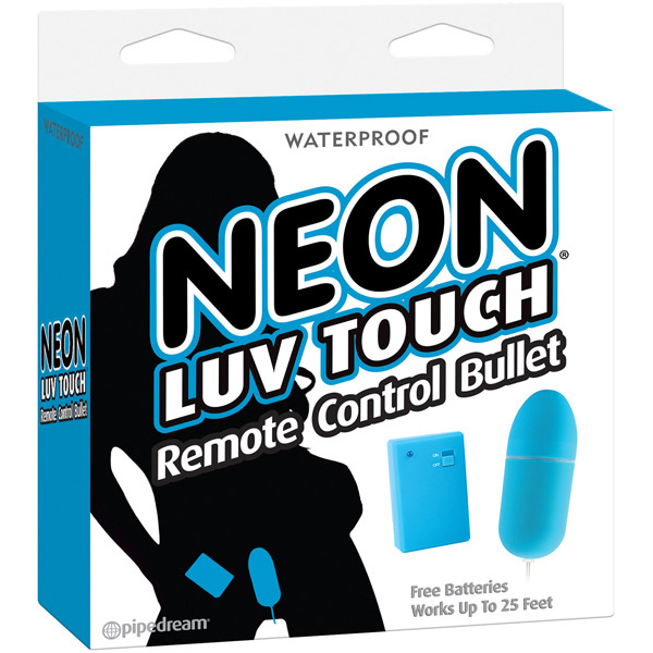 Neon Luv Touch Remote Control Bullet Blue