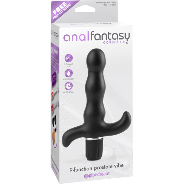 Anal Fantasy Collection 9-Function Prostate Vibe Black