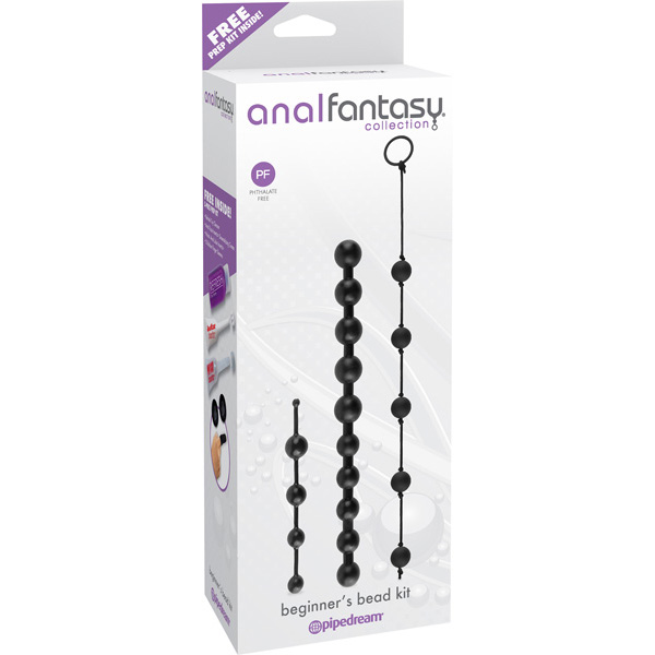 Anal Fantasy Collection Beginner's Bead Kit Black
