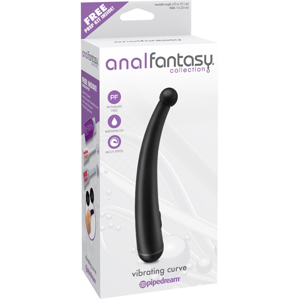 Anal Fantasy Collection Vibrating Curve Black
