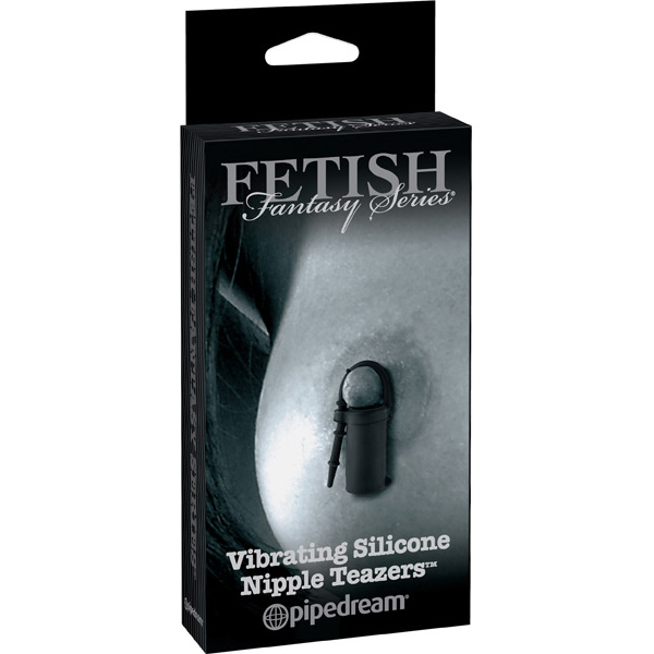 Fetish Fantasy Limited Edition Vibrating Silicone Nipple Teazers Black