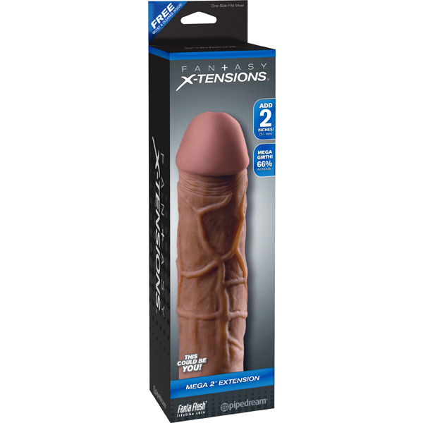 Fantasy X-tensions Mega 2" Extension Brown