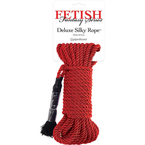 Fetish Fantasy Series Deluxe Silk Rope Red