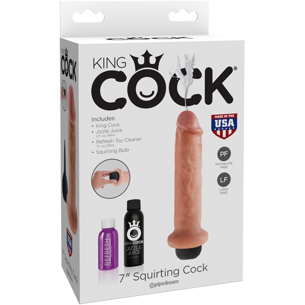 King Cock 7&Quot; Squirting Cock Flesh