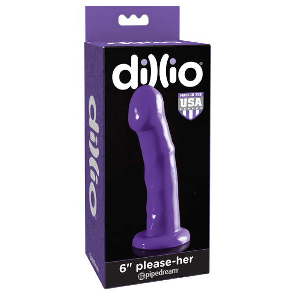Dillio 6" Please-Her Purple