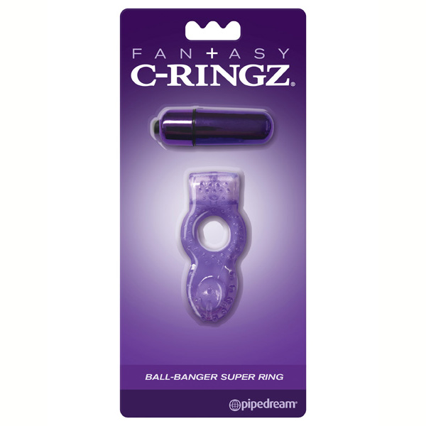 Fantasy C-Ringz Ball-Banger Super Ring Purple