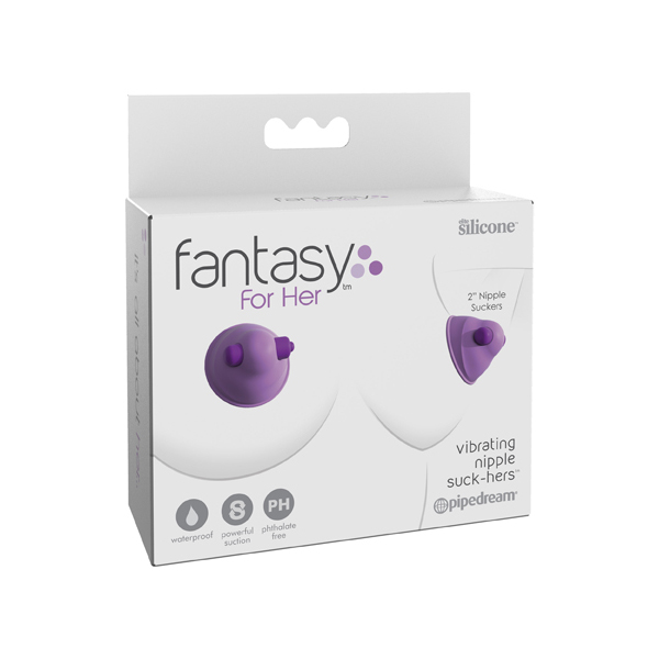 Fantasy For Her Vibrating Nipple Suck-Hers Purple