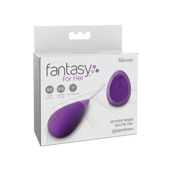 Fantasy For Her Remote Kegel Excite-Her Purple Fantasy For Her Remote Kegel Excite-Her Purple