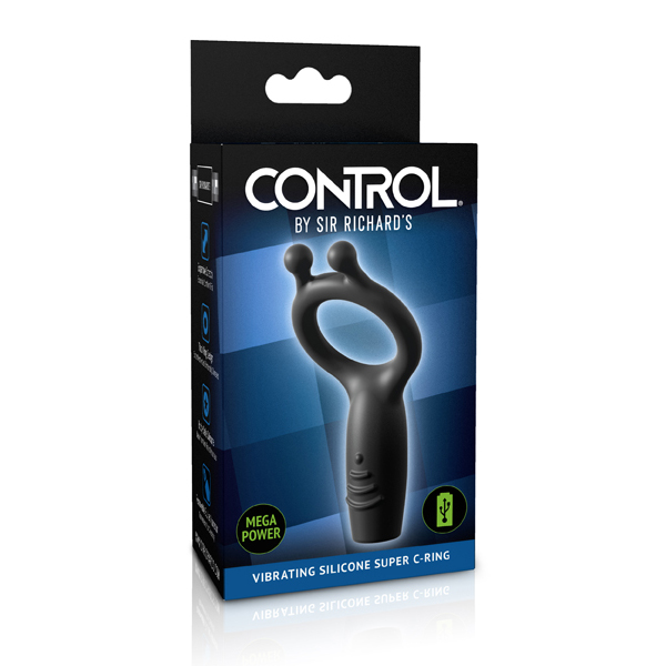 Control By Sir Richard's Vibrating Silicone Super C-Ring Control By Sir Richard's Vibrating Silicone Super C-Ring