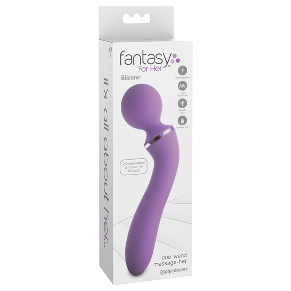 Fantasy For Her Duo Wand Massage Her Purple