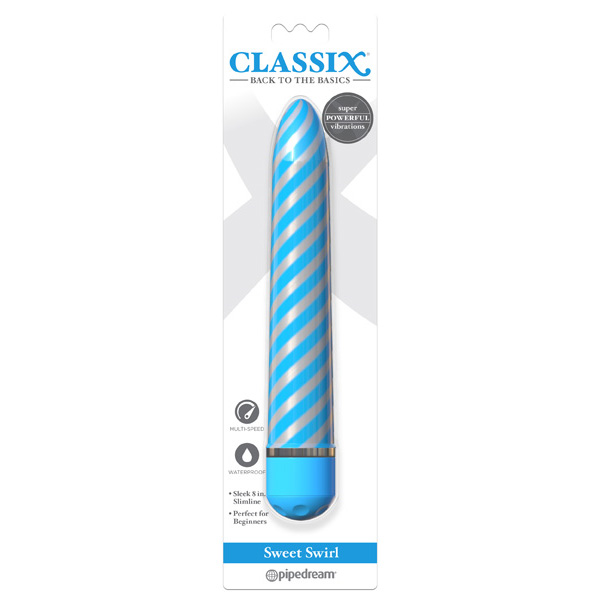 Classix Sweet Swirl Vibrator Blue