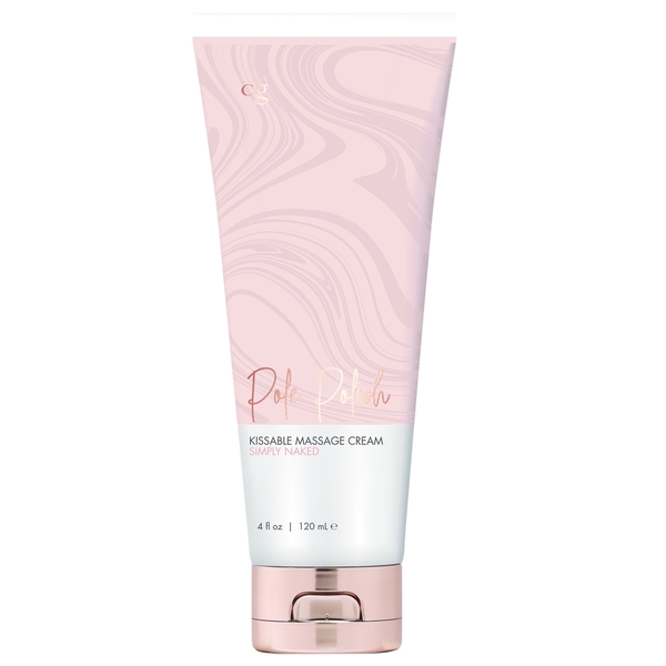 CG Pole Polish Kissable Massage Cream Simply Naked 4 oz.