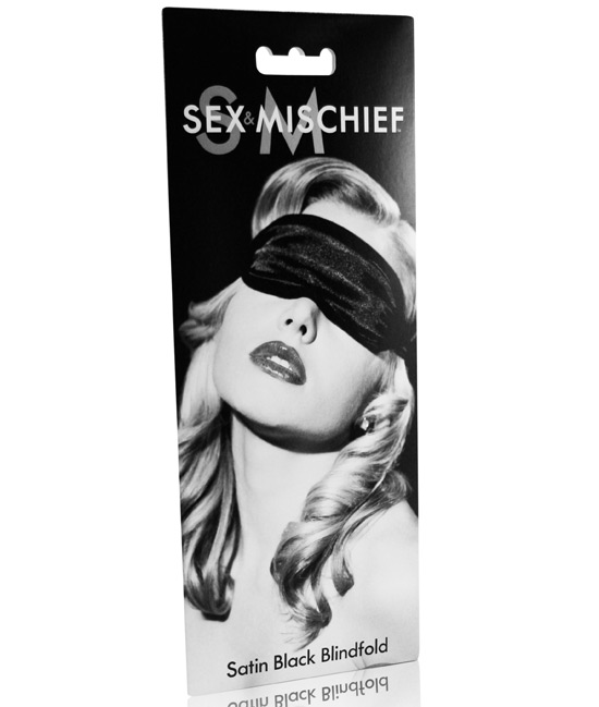 Sex & Mischief Satin Blinfold (Black)