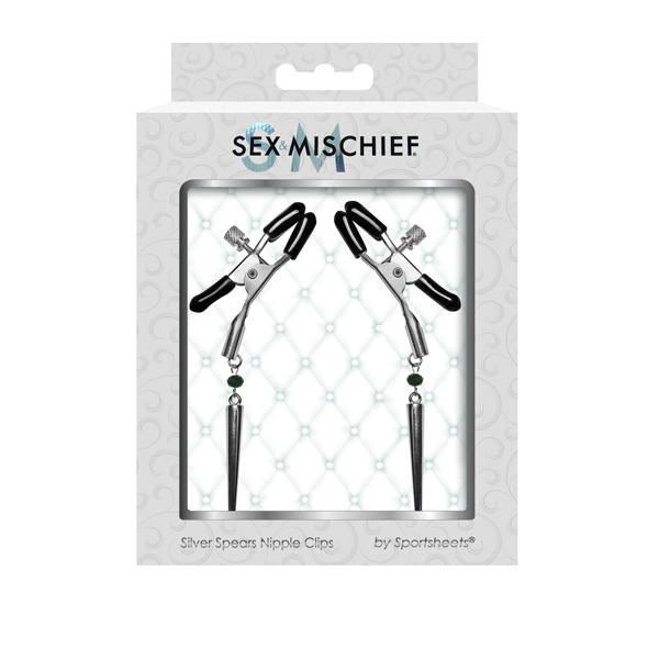 S&M Silver Spears Nipple Clips