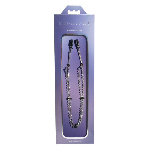 Midnight Bling Nipple Clips