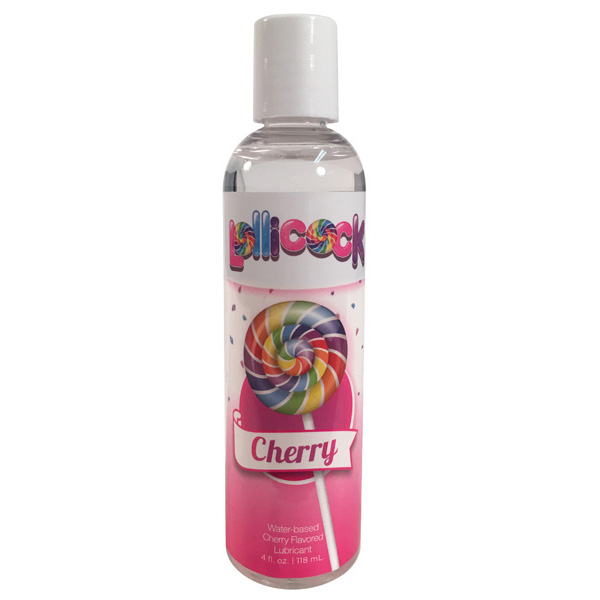 Lollicock Cherry Flavored Lubricant 4 oz.