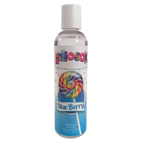 Lollicock Blueberry Flavored Lubricant 4 oz.