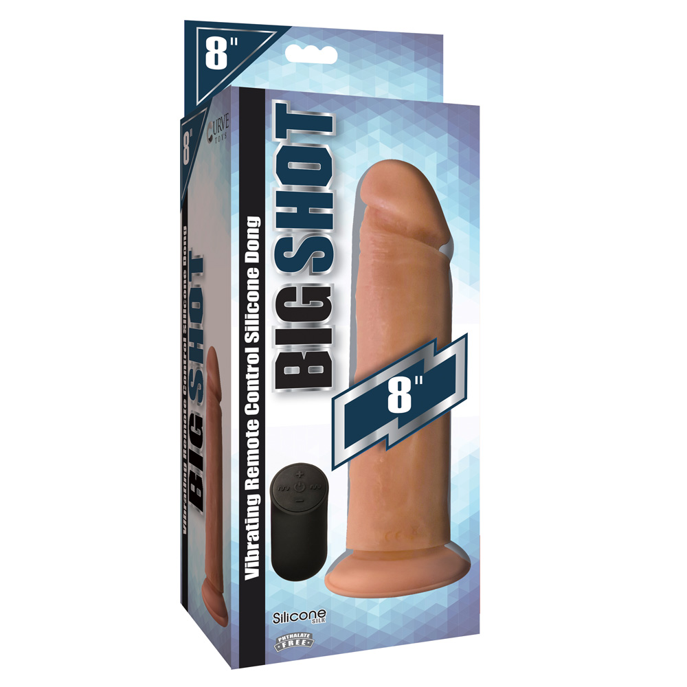 Big Shot 8" No Balls Silicone Vibrating