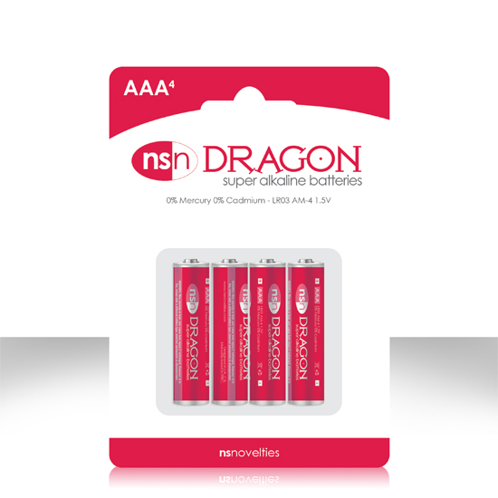 Dragon - 4Pk Alkaline Aaa