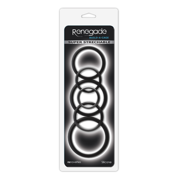 Renegade Build-A-Cage Rings Black