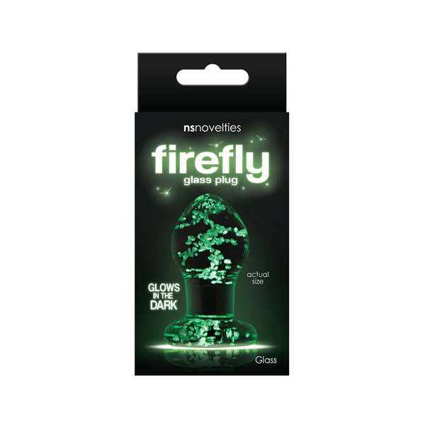 Firefly Glass Plug Small Clear