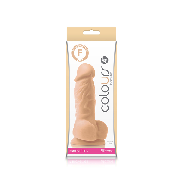 Colours Pleasures 4" Dildo White