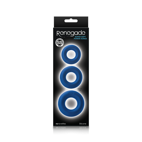 Renegade Super Soft Power Rings Blue