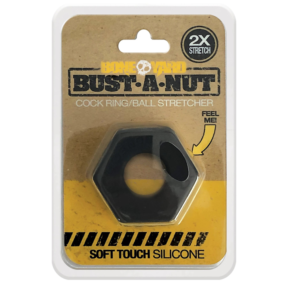 Bust A Nut Cock Ring Black