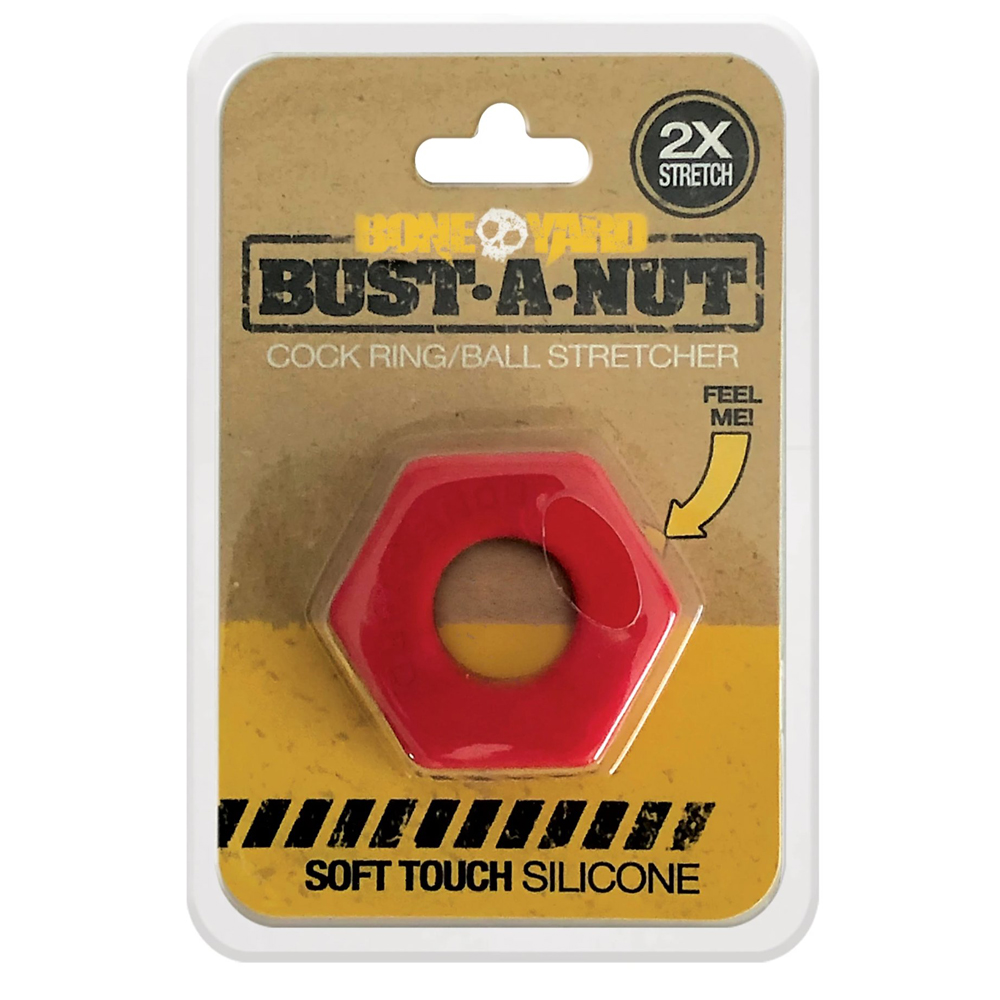 Bust A Nut Cock Ring Red