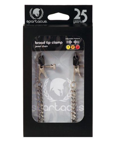 Broad Tip Clamp & Jewel Chain - Adj.