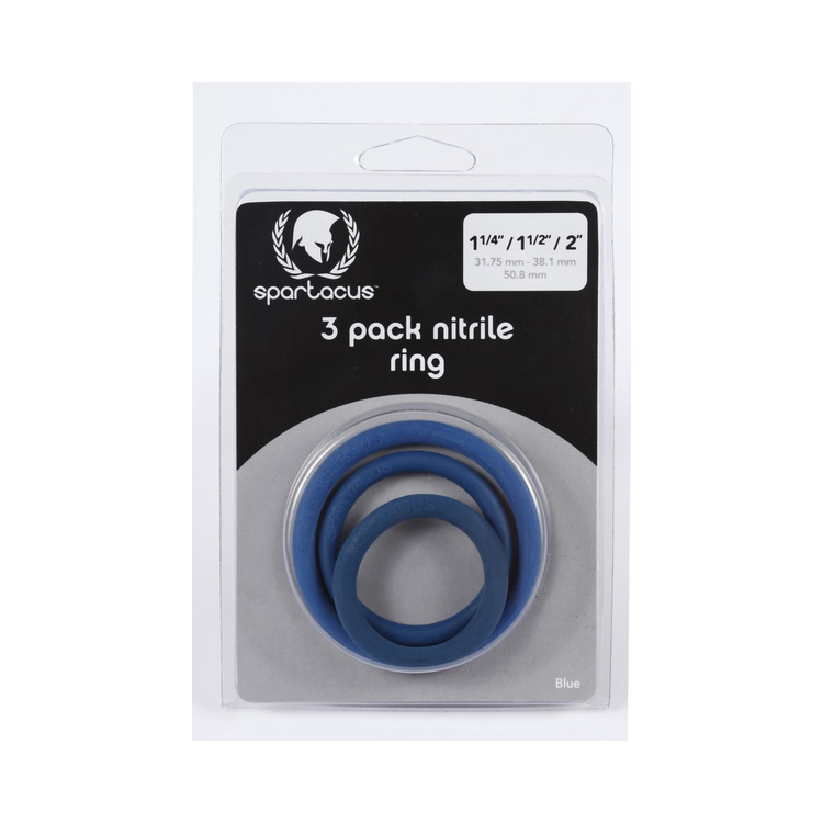 Nitrile C-Ring Set 1.25 1.5 2" - Blue