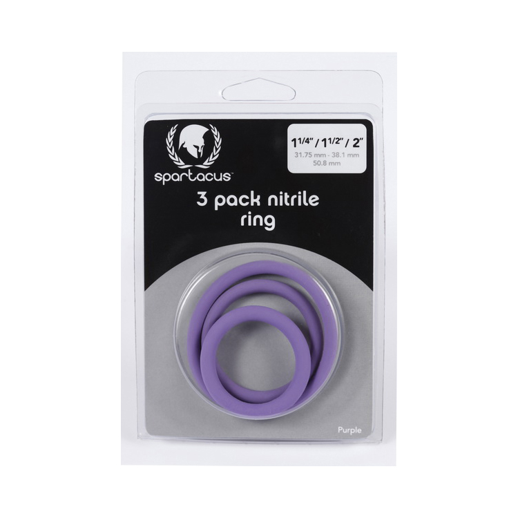 Nitrile C-Ring Set 1.25 1.5 2" - Purple