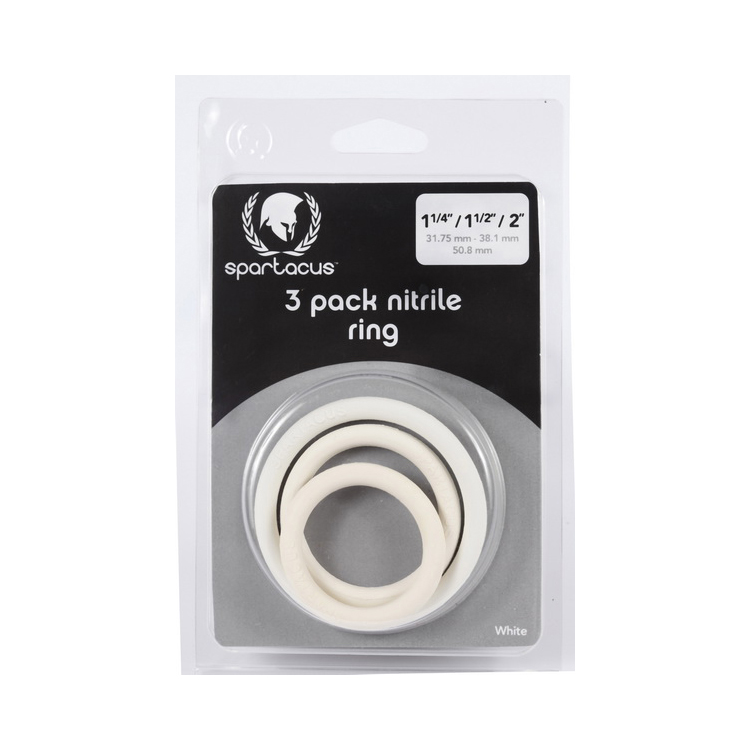 Nitrile C-Ring Set 1.25 1.5 2" - White