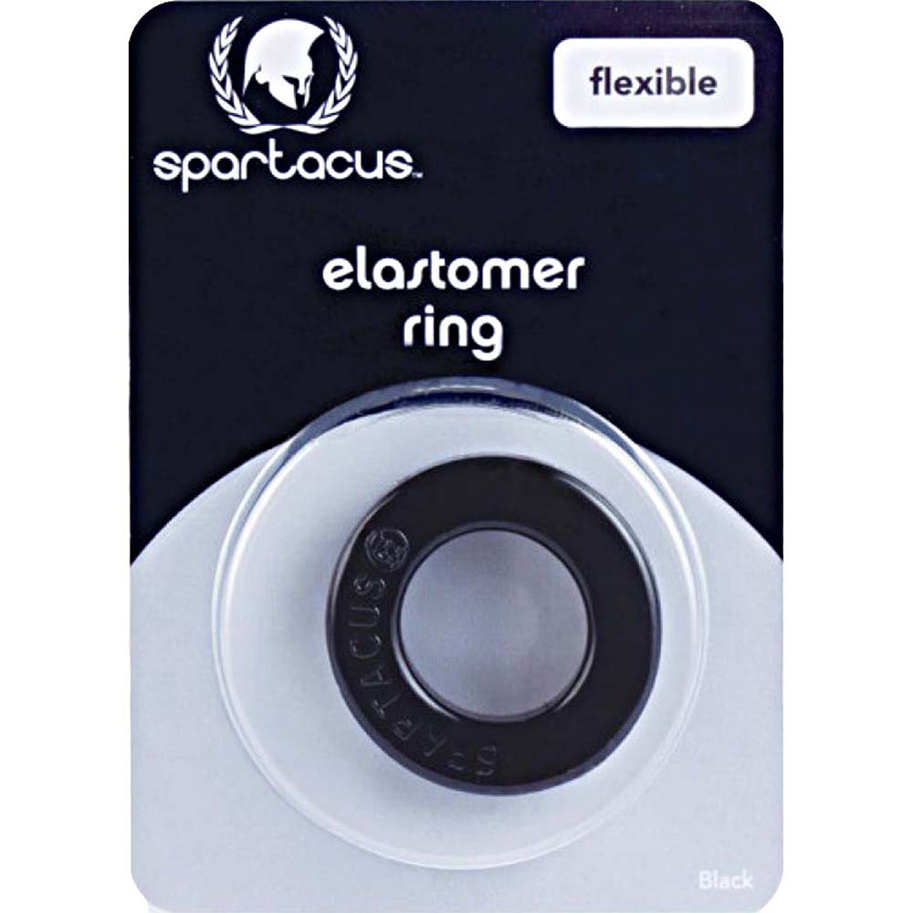 Elastomer C-Ring Round Flat - Black